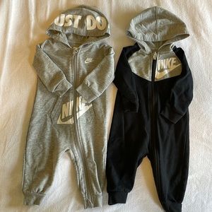 Nike long sleeve zipper one-piece (9M)